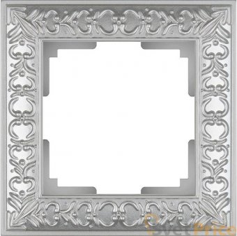 Рамка Antik на 1 пост жемчужный WL07-Frame-01 4690389063497