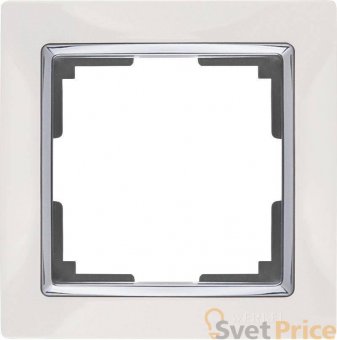 Рамка Snabb на 1 пост белая WL03-Frame-01-white 4690389046100