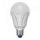 Лампа светодиодная (UL-00002005) E27 12W 6500K груша матовая LED-A60 12W/DW/E27/FR PLP01WH