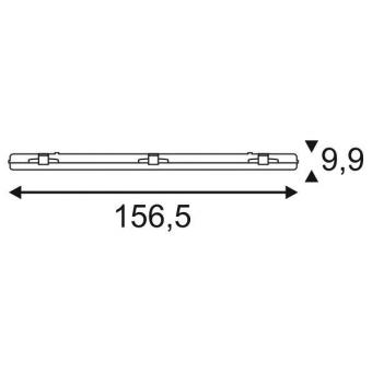 Уличный светильник SLV Germa 157cm Double 234112