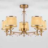 Потолочная люстра Eurosvet Amalfi 60081/5 золотая бронза