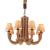 Подвесная люстра Arte Lamp Corda A8958LM-8BR страна Италия Подвесная люстра Arte Lamp Corda A8958LM-8BR