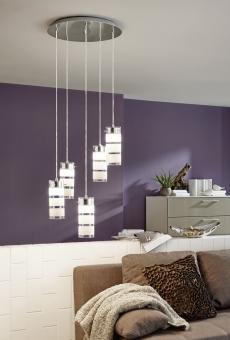 Подвесная люстра Eglo Olvero 93545