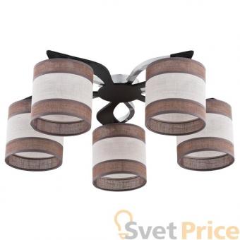 Потолочная люстра TK Lighting 338 Cattleya Venge 5
