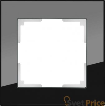 Рамка Favorit на 1 пост черный WL01-Frame-01 4690389063398